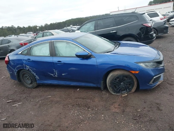 2020 Honda Civic Sedan LX with VIN 2HGFC2F66LH558753, listed as a IAAI auction lot 41250958 with 117,813 mi miles. Bid and sale history available at carsss.com. Image 13.