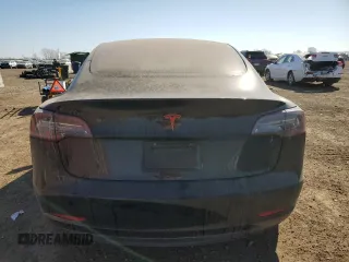 2018 Tesla Model 3 Long Range Battery with VIN 5YJ3E1EA5JF038770, listed as a Copart auction lot 48828985 with 116,641 mi miles and Salvage Title. Bid and sale history available at DreamBid. Image 6.