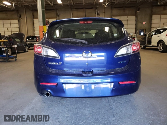 2013 Mazda 3 i Touring with VIN JM1BL1L75D1776154, listed as a Copart auction lot 54899595 with 72,463 mi miles and Salvage Title. Bid and sale history available at DreamBid. Image 6.