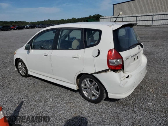 2007 Honda Fit Sport with VIN JHMGD38677S051716, listed as a Copart auction lot 69946814 with 177,070 mi miles and Salvage Title. Bid and sale history available at carsss.com. Image 2.