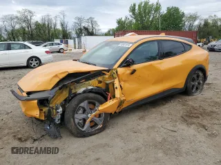 2022 Ford Mustang Mach-E Select z VIN 3FMTK1RM5NMA58236, wystawiony jako Copart lot #53661975 z przebiegiem 36 561 mil mil oraz Szkoda całkowita • Salvage title. Historia ofert i sprzedaży dostępna na DreamBid. Obrazek 1.