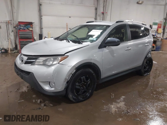 2015 Toyota RAV4 LE with VIN JTMBFREV4FJ037488, listed as a IAAI auction lot 41524052 with 155,544 mi miles and . Bid and sale history available at carsss.com. Image 2.