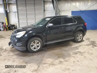 2016 Chevrolet Equinox LS with VIN 2GNFLEEK6G6281173, listed as a Copart auction lot 51812345 with 106,701 mi miles and Salvage Title. Bid and sale history available at carsss.com. Image 1.