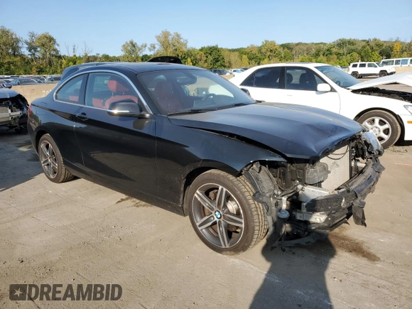 2017 BMW 2 Series 230i xDrive with VIN WBA2H9C37H7A25850, listed as a Copart auction lot 71543504 with 94,976 mi miles and Salvage Title. Bid and sale history available at carsss.com. Image 4.