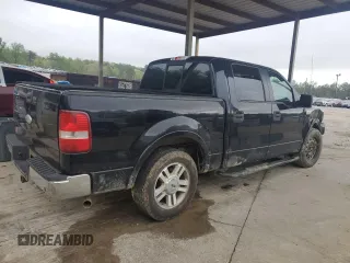 2008 Ford F-150 XLT with VIN 1FTPW12V38FB49393, listed as a Copart auction lot 52054265 with 301,847 mi miles and Salvage Title. Bid and sale history available at carsss.com. Image 3.