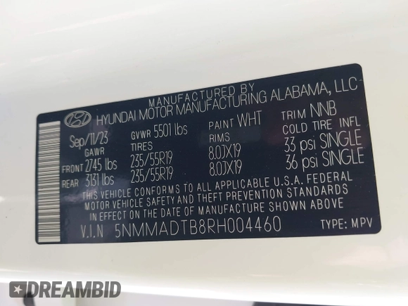 2024 Genesis GV70 2.5T с VIN 5NMMADTB8RH004460, выставлен на аукционе IAAI как лот 42536312 с пробегом 19 137 миль миль и . История ставок и продаж доступна на DreamBid. Изображение 9.
