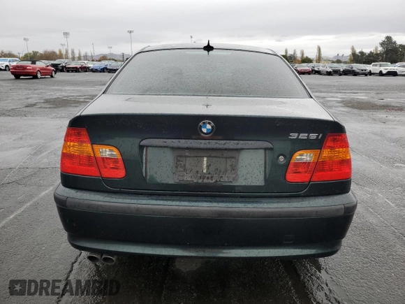 2004 BMW 3 Series 325i with VIN WBAAZ33474KP86431, listed as a Copart auction lot 81770104 with 136,890 mi miles and Salvage Title. Bid and sale history available at carsss.com. Image 6.