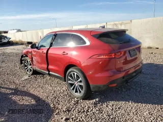 2020 Jaguar F-Pace 25t Prestige with VIN SADCK2FX3LA648118, listed as a Copart auction lot 86134234 with 60,053 mi miles and Salvage title. Bid and sale history available at DreamBid. Image 2.