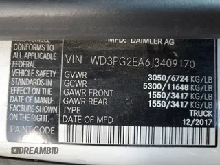 2018 Mercedes-Benz Metris Cargo with VIN WD3PG2EA6J3409170, listed as a Copart auction lot 62402785 with 160,569 mi miles and Salvage title. Bid and sale history available at DreamBid. Image 13.