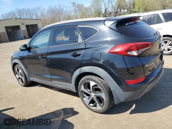 2016 Hyundai Tucson Limited with VIN KM8J3CA29GU036099, listed as a Copart auction lot 51819014 with 81,176 mi miles and Clean Title. Bid and sale history available at carsss.com. Image 2.