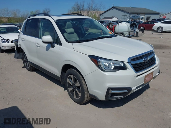 2018 Subaru Forester Limited with VIN JF2SJARCXJH417266, listed as a IAAI auction lot 42105404 with 70,174 mi miles. Bid and sale history available at carsss.com. Image 1.