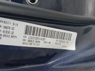 2015 Dodge Dart Limited with VIN 1C3CDFCB5FD142397, listed as a IAAI auction lot 41469465 with 115,195 mi miles. Bid and sale history available at carsss.com. Image 9.
