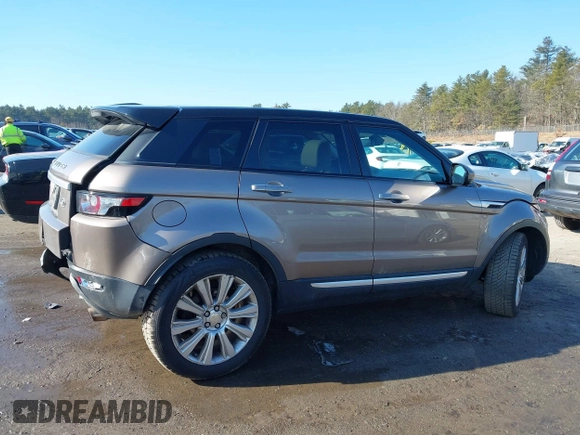2015 Land Rover Range Rover Evoque Prestige with VIN SALVV2BG1FH001240, listed as a IAAI auction lot 41768760 with 98,711 mi miles and . Bid and sale history available at DreamBid. Image 13.