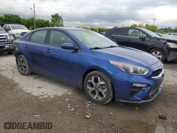2019 Kia Forte LXS with VIN 3KPF24ADXKE122906, listed as a Copart auction lot 59979755 with 80,567 mi miles and Non repairable. Bid and sale history available at DreamBid. Image 4.