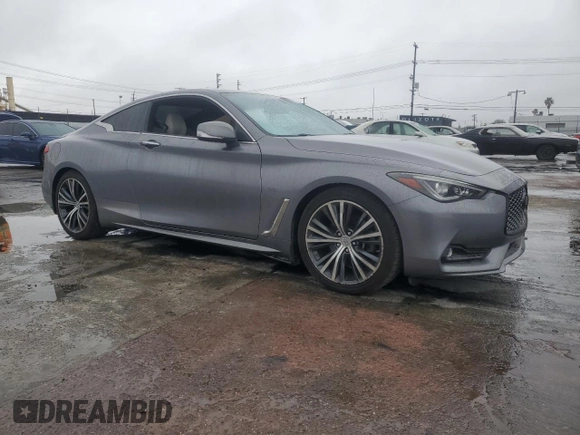 2018 Infiniti Q60 Luxe with VIN JN1EV7EK3JM342842, listed as a Copart auction lot 42405535 with 68,297 mi miles and Salvage Title. Bid and sale history available at DreamBid. Image 4.