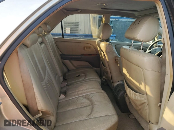 2000 Lexus RX 300 with VIN JT6GF10U2Y0070284, listed as a Copart auction lot 45572985 with 239,400 mi miles and Salvage Title. Bid and sale history available at DreamBid. Image 11.