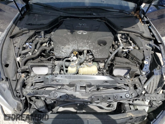 2021 Infiniti Q50 Luxe z VIN JN1EV7BP2MM706074, wystawiony jako Copart lot #54379675 z przebiegiem 29 170 mil mil oraz Szkoda całkowita • Salvage title. Historia ofert i sprzedaży dostępna na DreamBid. Obrazek 11.