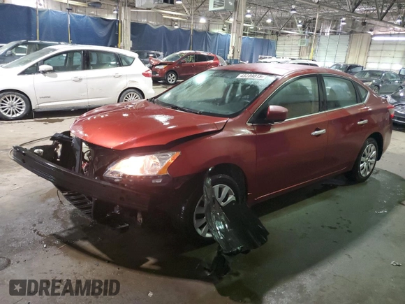 2015 Nissan Sentra SL with VIN 3N1AB7AP0FY272746, listed as a Copart auction lot 45239015 with 70,106 mi miles and Clean Title. Bid and sale history available at DreamBid. Image 1.
