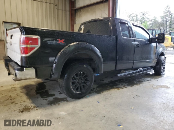 2010 Ford F-150 XL with VIN 1FTEX1E83AFA07593, listed as a Copart auction lot 51984025 with 210,405 mi miles and Salvage Title. Bid and sale history available at carsss.com. Image 3.