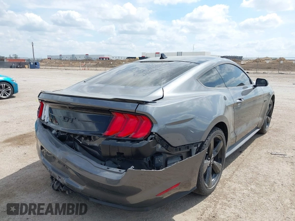 2021 Ford Mustang GT with VIN 1FA6P8CF5M5111095, listed as a IAAI auction lot 41884815 with 39,259 mi miles and . Bid and sale history available at DreamBid. Image 4.