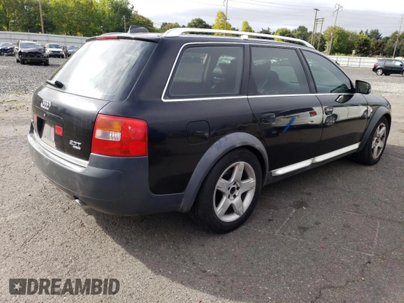 2004 Audi allroad A6 V8 with VIN WA1YD64BX4N094154, listed as a Copart auction lot 73637534 with 182,534 mi miles and Salvage Title. Bid and sale history available at DreamBid. Image 3.