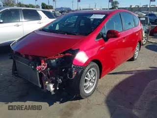 2013 Toyota Prius Two with VIN JTDZN3EU9D3201308, listed as a IAAI auction lot 41645132 with 47,908 mi miles. Bid and sale history available at carsss.com. Image 18.