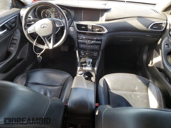 2017 Infiniti QX30 Sport with VIN SJKCH5CP0HA038858, listed as a Copart auction lot 41433514 with 92,432 mi miles. Bid and sale history available at carsss.com. Image 8.