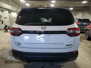 2023 Honda Pilot Sport with VIN 5FNYG1H37PB053776, listed as a Copart auction lot 83002744 with 66,186 mi miles and Salvage Title. Bid and sale history available at carsss.com. Image 6.