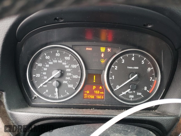 2010 BMW 3 Series 335i xDrive with VIN WBAPL3C51AA407784, listed as a Copart auction lot 59004125 with 211,708 mi miles and Non repairable. Bid and sale history available at DreamBid. Image 9.