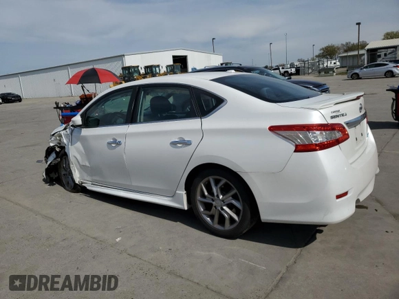 2013 Nissan Sentra SV with VIN 3N1AB7AP1DL666590, listed as a Copart auction lot 48537335 with 171,615 mi miles and Salvage Title. Bid and sale history available at DreamBid. Image 2.