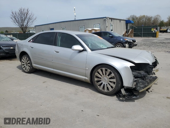 2004 Audi A8 с VIN WAUML44E94N001367, выставлен на аукционе Copart как лот 54968885 с пробегом Не указан миль и Списание • Salvage title. История ставок и продаж доступна на DreamBid. Изображение 4.