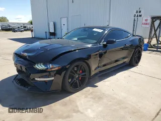 2022 Ford Mustang GT with VIN 1FA6P8CF6N5150683, listed as a Copart auction lot 51300165 with 36,980 mi miles and Salvage Title. Bid and sale history available at carsss.com. Image 1.