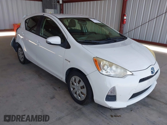 2012 Toyota Prius One with VIN JTDKDTB36C1513712, listed as a IAAI auction lot 42163440 with 130,794 mi miles. Bid and sale history available at carsss.com. Image 1.