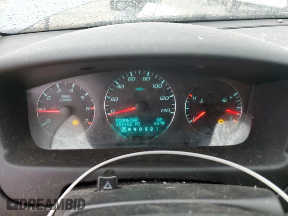 2011 Chevrolet Impala LT Retail with VIN 2G1WB5EK3B1222575, listed as a Copart auction lot 50984875 with 181,682 mi miles and Salvage Title. Bid and sale history available at DreamBid. Image 9.