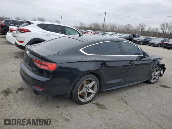 2018 Audi A5 Sportback Premium with VIN WAUDNCF53JA009002, listed as a Copart auction lot 81387833 with 81,885 mi miles. Bid and sale history available at carsss.com. Image 3.