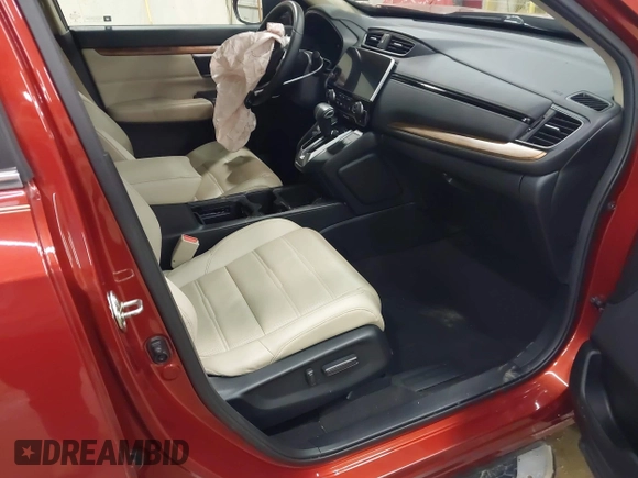 2017 Honda CR-V Touring with VIN 2HKRW2H95HH610401, listed as a IAAI auction lot 42177024 with 42,494 mi miles and . Bid and sale history available at carsss.com. Image 5.
