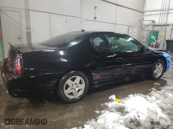 2004 Chevrolet Monte Carlo SS with VIN 2G1WX15K049379138, listed as a Copart auction lot 50888185 with 206,013 mi miles and Non Repairable. Bid and sale history available at carsss.com. Image 3.