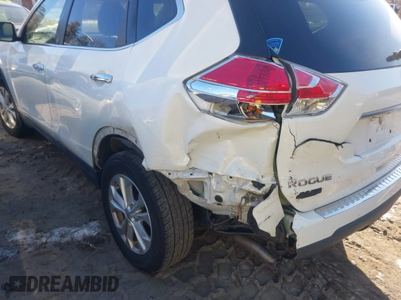 2014 Nissan Rogue S with VIN 5N1AT2MV7EC871346, listed as a IAAI auction lot 41606376 with 127,292 mi miles. Bid and sale history available at carsss.com. Image 6.