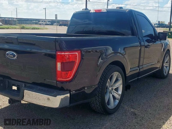 2021 Ford F-150 XL with VIN 1FTMF1C51MKD73149, listed as a Copart auction lot 65839105 with 95,957 mi miles and Clean title. Bid and sale history available at DreamBid. Image 4.