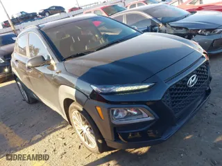 2021 Hyundai Kona SEL with VIN KM8K22AA6MU629536, listed as a IAAI auction lot 41641170 with 109,410 mi miles. Bid and sale history available at carsss.com. Image 1.
