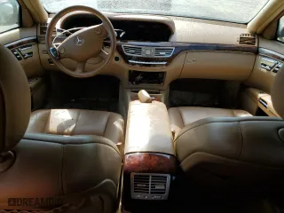 2007 Mercedes-Benz S-Class 5.5L V8 with VIN WDDNG71X87A029634, listed as a Copart auction lot 66545494 with 0 mi miles and Clean Title. Bid and sale history available at carsss.com. Image 8.