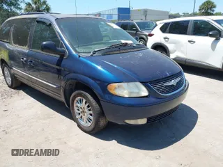 2002 Chrysler Town & Country Limited with VIN 2C8GP64LX2R611906, listed as a IAAI auction lot 42041345 with 166,896 mi miles. Bid and sale history available at carsss.com. Image 1.