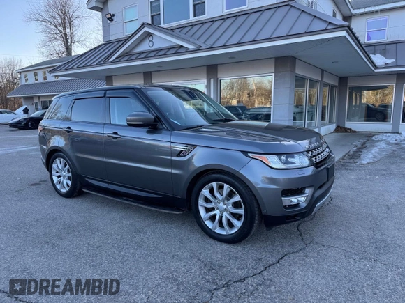 2016 Land Rover Range Rover Sport V6 Diesel HSE with VIN SALWR2KF8GA630584, listed as a Copart auction lot 55343635 with 160,647 mi miles and Clean Title. Bid and sale history available at carsss.com. Image 1.