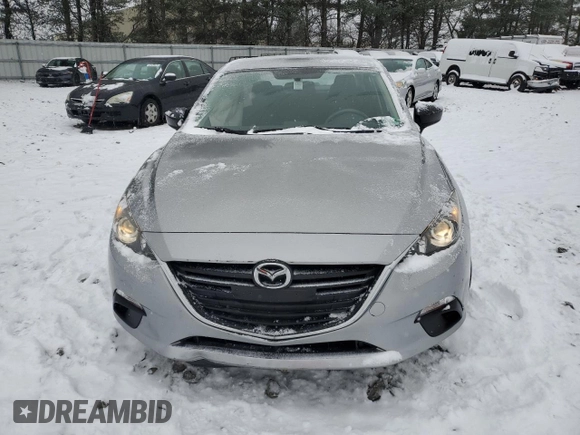 2015 Mazda 3 i SV with VIN JM1BM1T75F1247402, listed as a Copart auction lot 86841394 with 30,452 mi miles and Salvage Title. Bid and sale history available at DreamBid. Image 5.