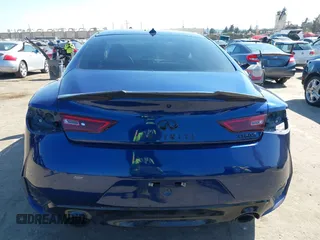 2017 Infiniti Q60 Red Sport 400 with VIN JN1FV7EK3HM610741, listed as a IAAI auction lot 41856207 with 67,598 mi miles and . Bid and sale history available at carsss.com. Image 17.
