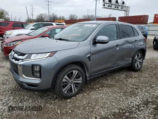 2021 Mitsubishi Outlander Sport ES with VIN JA4ARUAU0MU021040, listed as a Copart auction lot 52519465 with 60,454 mi miles and Salvage Title. Bid and sale history available at carsss.com. Image 1.