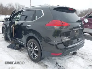 2017 Nissan Rogue SL with VIN 5N1AT2MT0HC813372, listed as a IAAI auction lot 41215661 with 109,101 mi miles and . Bid and sale history available at DreamBid. Image 3.