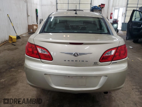 2010 Chrysler Sebring Limited with VIN 1C3CC5FD1AN190847, listed as a Copart auction lot 51219675 with 144,025 mi miles and Salvage title. Bid and sale history available at DreamBid. Image 6.