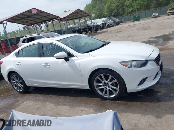 2014 Mazda 6 i Grand Touring with VIN JM1GJ1W5XE1107644, listed as a IAAI auction lot 42107937 with 78,998 mi miles. Bid and sale history available at carsss.com. Image 13.