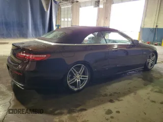 2018 Mercedes-Benz E-Class E 400 with VIN WDD1K6FB8JF023038, listed as a Copart auction lot 52787475 with 0 mi miles and Salvage Title. Bid and sale history available at carsss.com. Image 3.